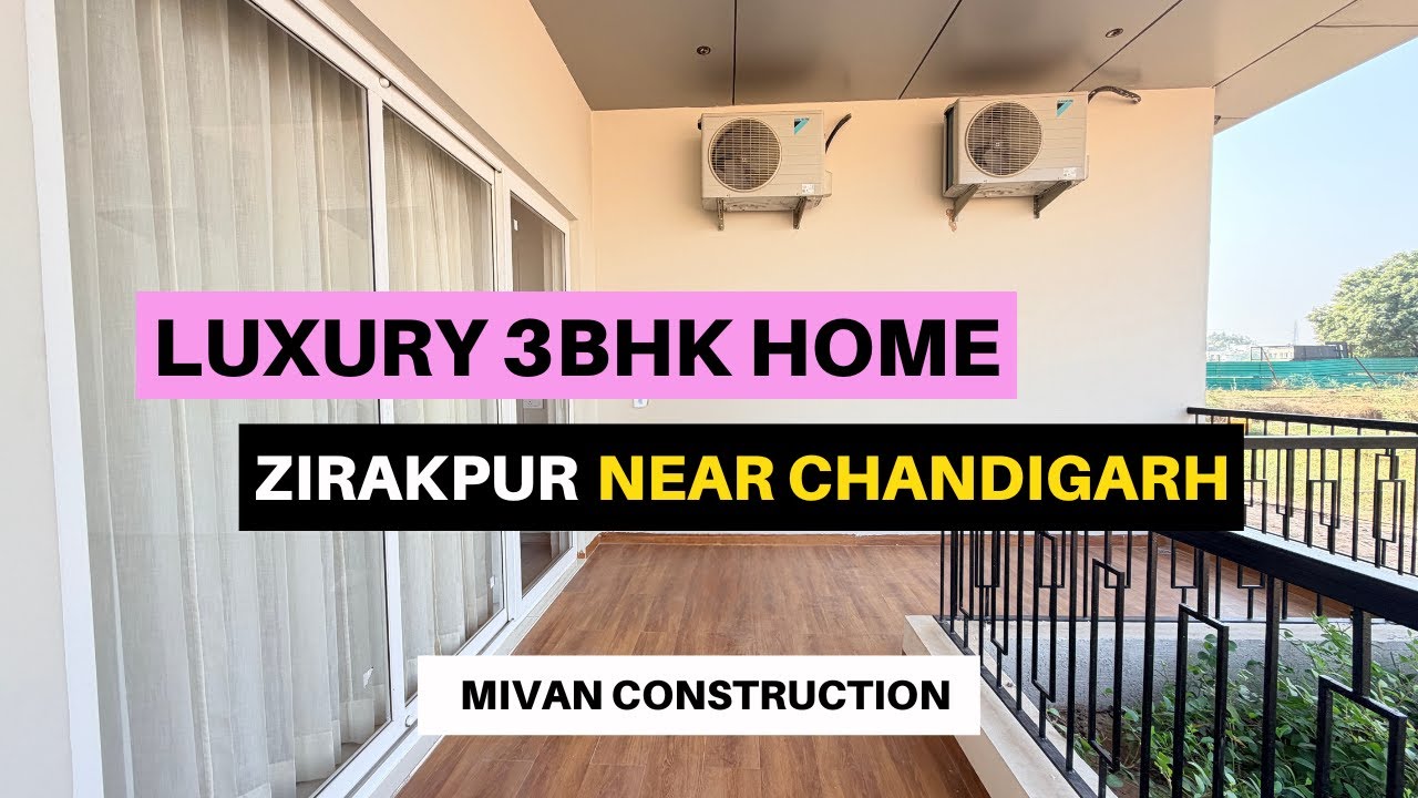 Budget Friendly 3Bhk | 1834 Sqft 3Bhk Flat With Mivan Construction | 3Bhk Flat For Sale In Zirakpur,