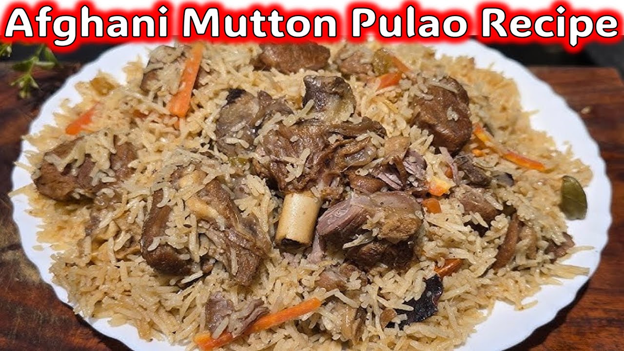 Afghani Mutton Pulao | One Pot Afghani Pulao | Most Famous Afghani Pulao | 15 Minutes Quick Recipe