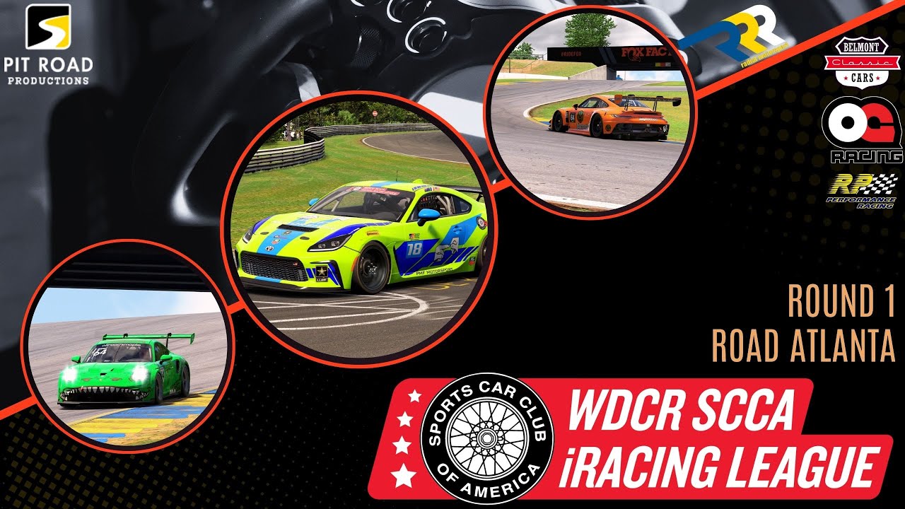 WDCR  SCCA Virtual Racing League 2026 S1 - Round 1 - Road Atlanta