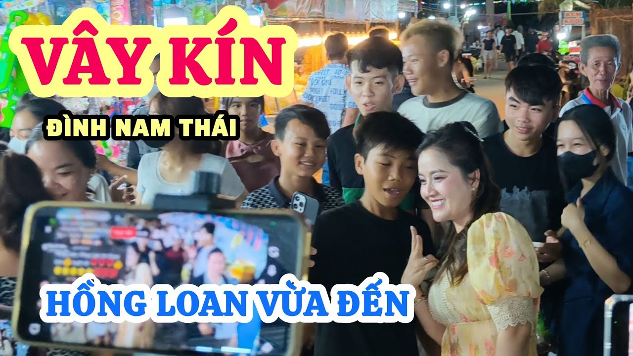 Quá Đông Bà Con Đình Nam Thái- An Biên  - Đón Tiếp Hồng Loan 