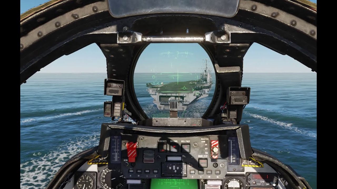 DCS F14 Case 1 Practice flying