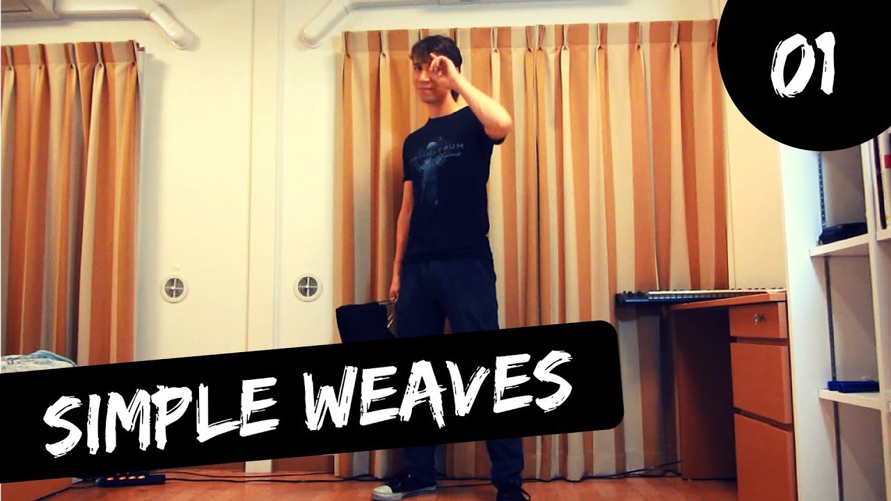 Beginner Fire Fan Tutorial #01 | Simple Weaves