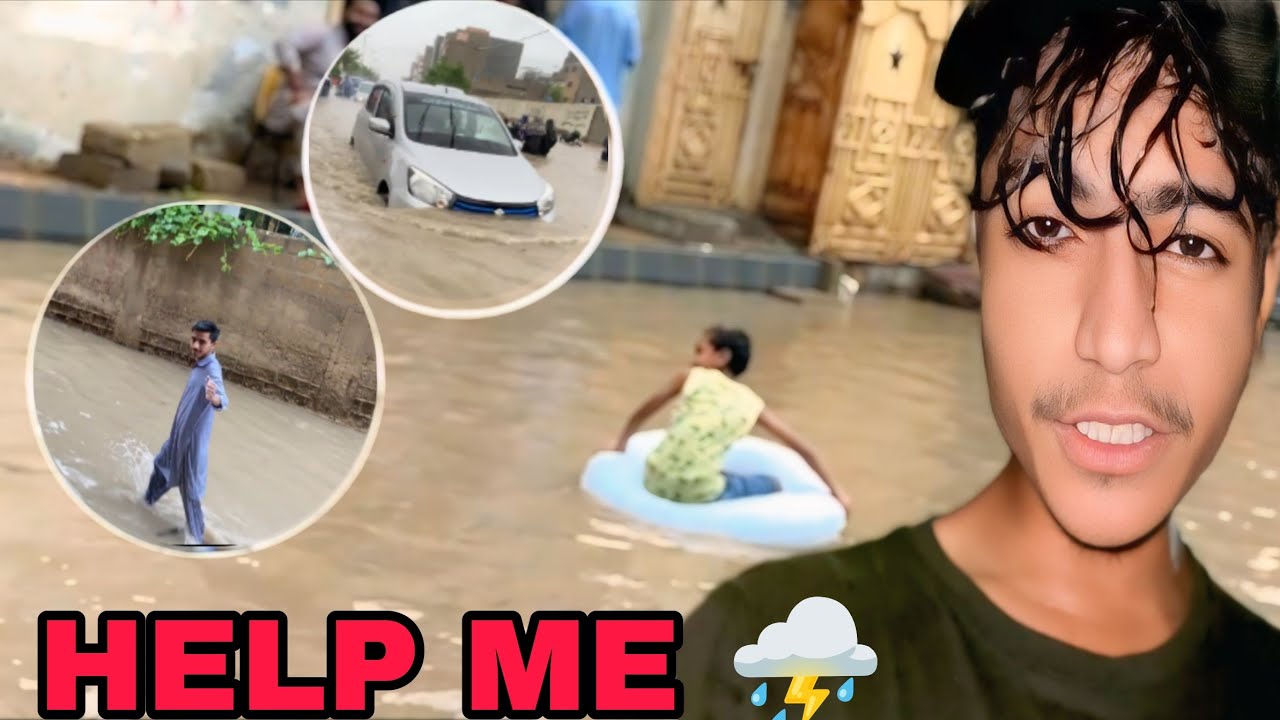 Karachi Doob Gaya Barish Se ⛈️😱! Barish Ma Phas Gay 😭