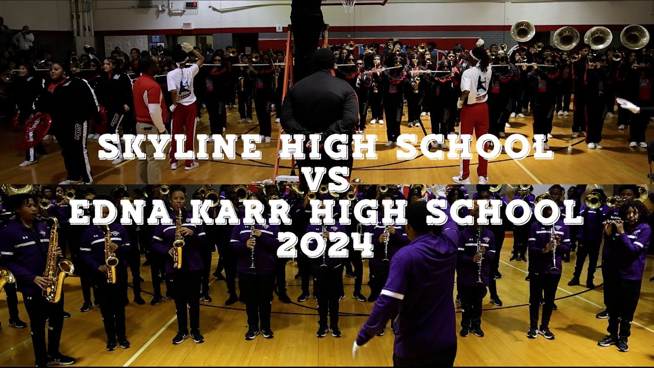 Pull Up, Crank Up | Skyline VS Edna Karr | DTX VS NOLA | High School Gym Battle 2024