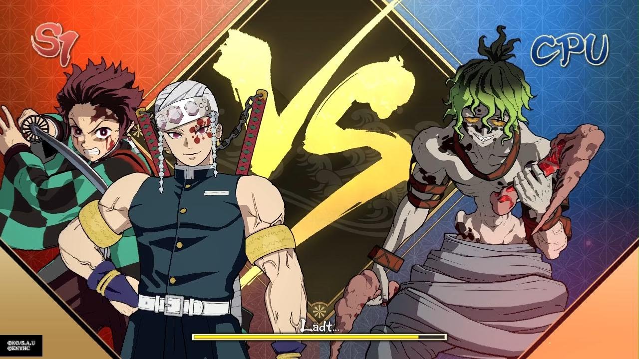 Demon Slayer fight: Tengen + Tanjiro VS Gyutaro on Entertainment destrict S Rank #german #ps4 #ps5