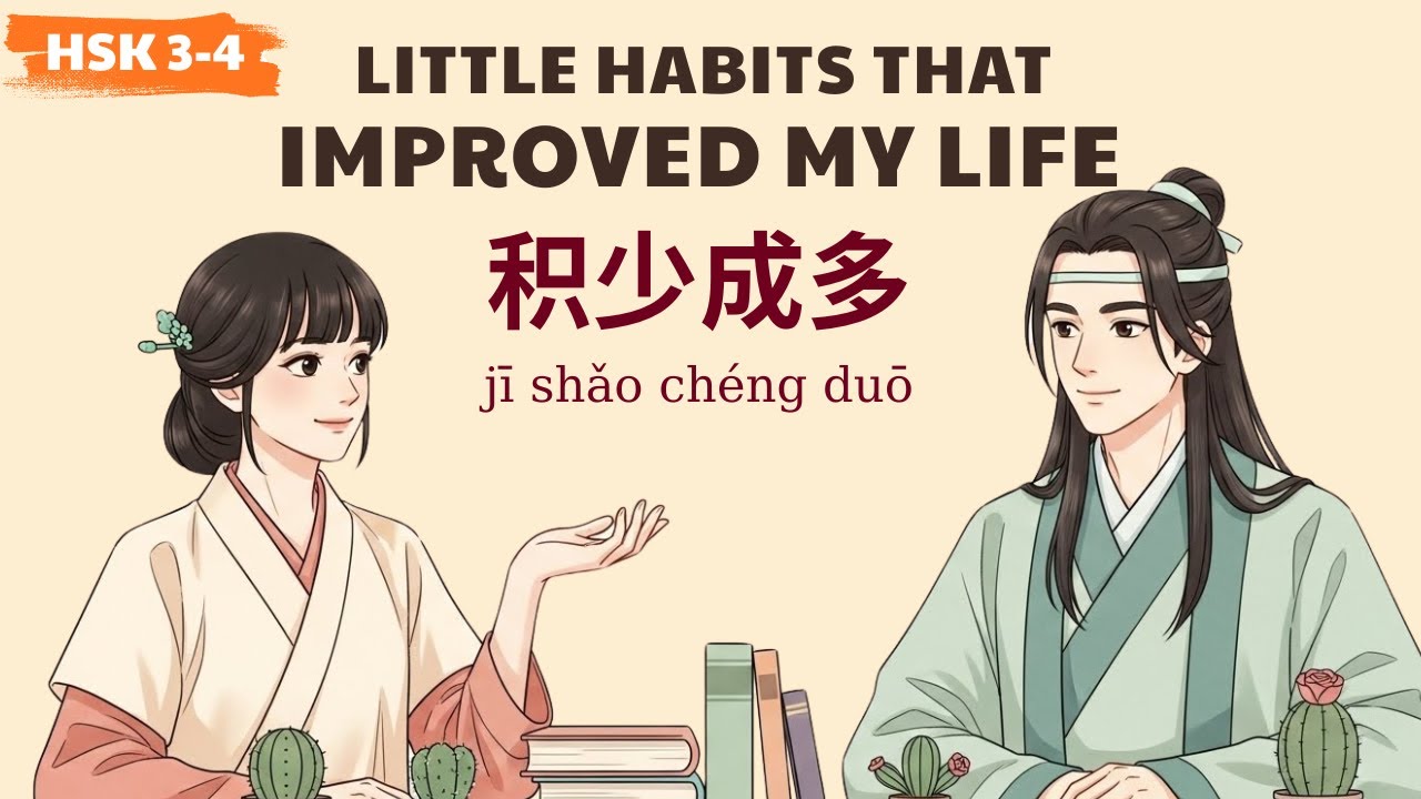 HSK 3-4 | 小小微习惯，大大改变 |Micro Habits That Improved My Life| Learn Chinese Podcast