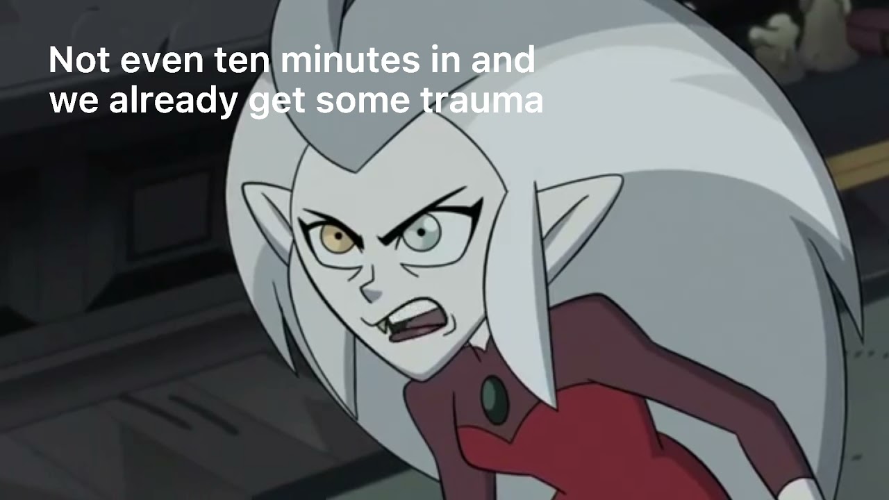 Eda not having a good time in the newest episode for four minutes not straight