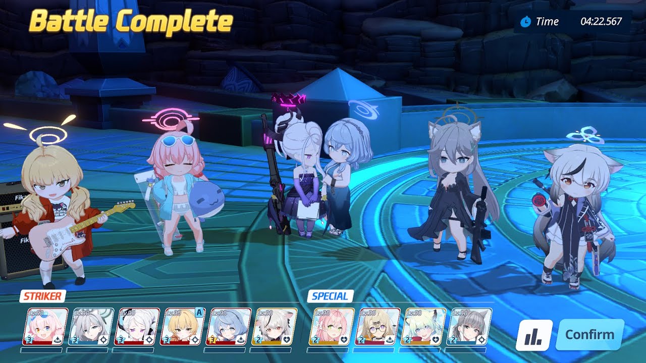 [Blue Archive] S13 Final Restriction Release The Fury of Set (Red) Floor 100 4:22.567s