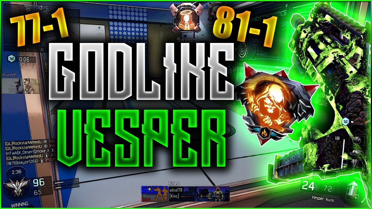 BEST Vesper Class Setup for NUCLEARS and CRAZY K/D Black Ops 3 Gameplays!