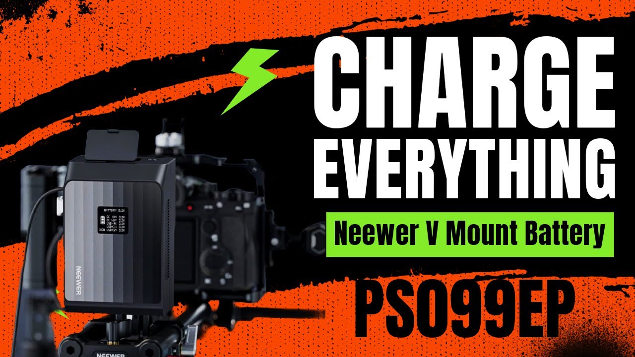 The Hidden Secret to Charging Everything with V Mount Batteries! Ft/ Neewer V mount PS099EP
