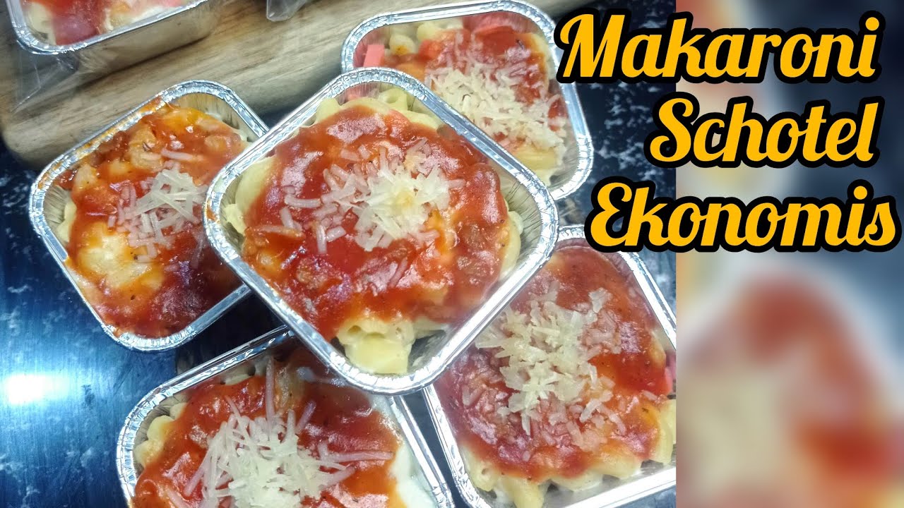 MAKARONI SCHOTEL EKONOMIS | 1 kg makaroni jadi 80 pcs schotel | Ide jualan