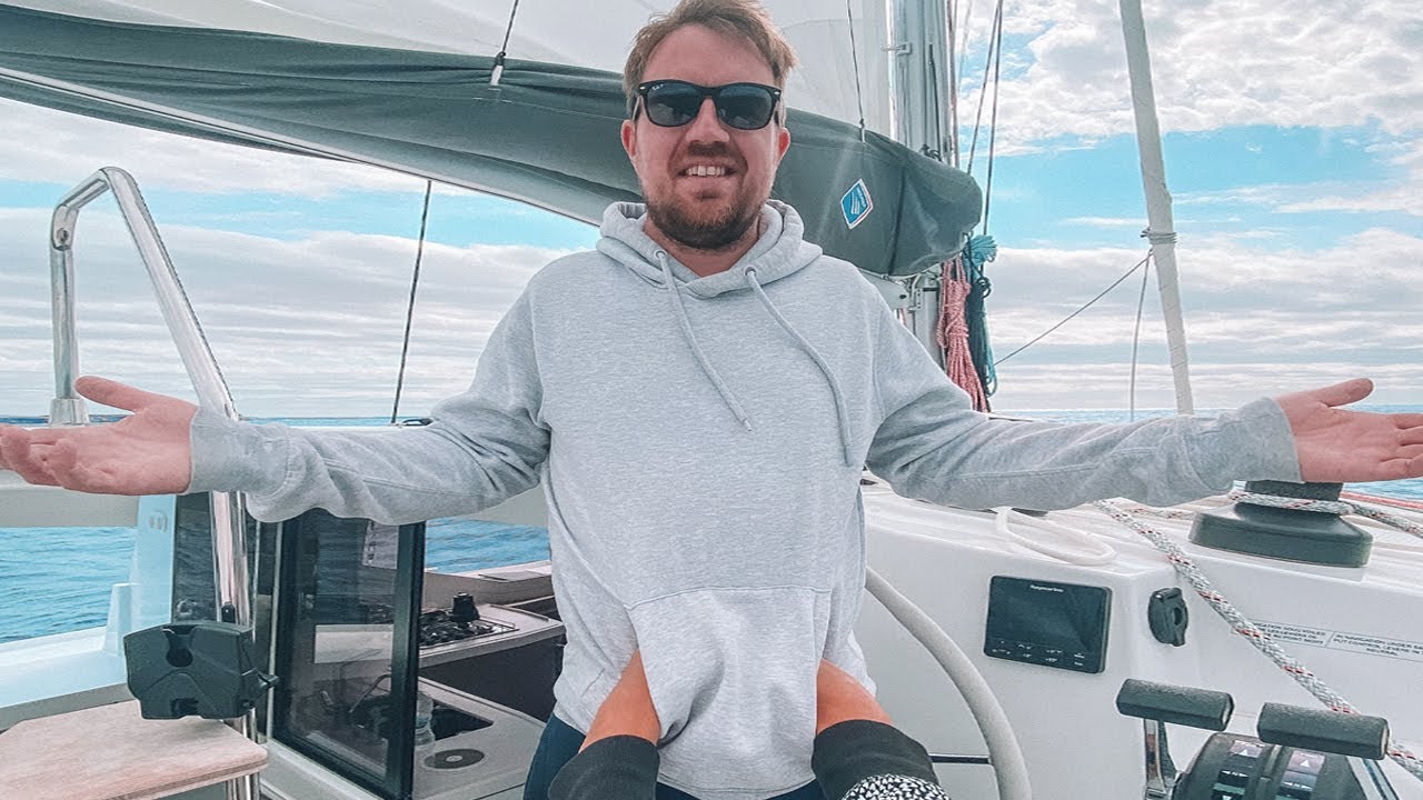 SAILING to the Mainland to Collect a Secret Package // Sailing Catamaran Vlog Ep46