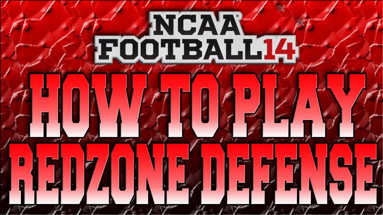 NCAA Football 14 How To Play LOCKDOWN Redzone Defense Free Guide Tutorial