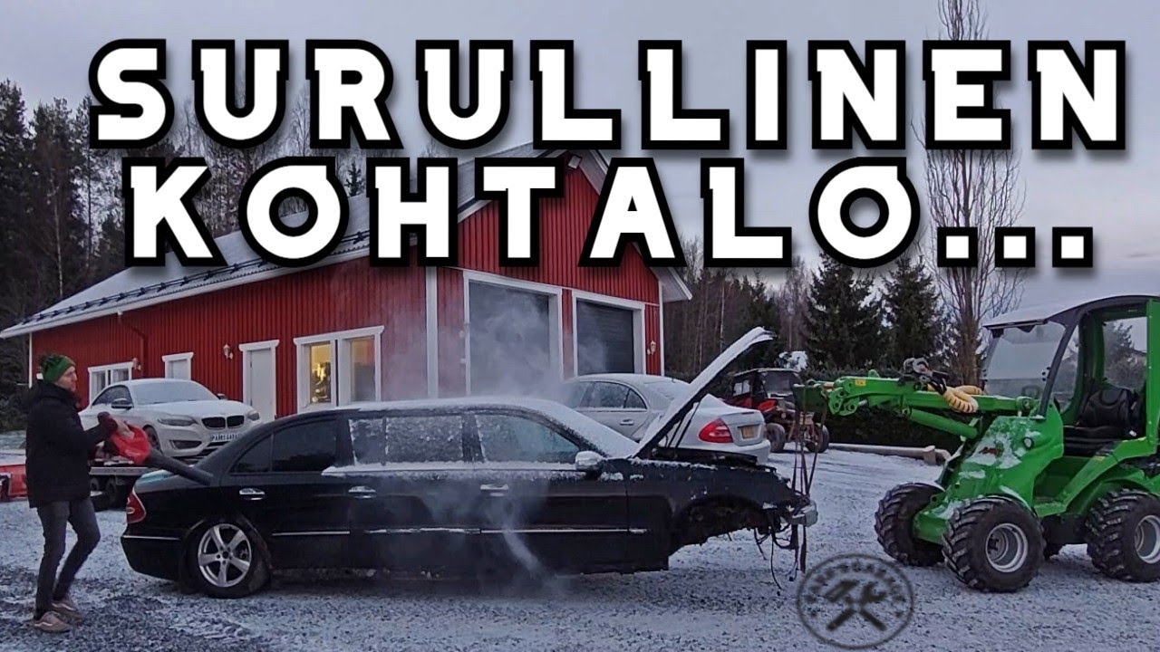 MB W211 BINZ LIMOUSINE PART.10 JÄÄKÖ TÄMÄ TEKEMÄTTÄ!?
