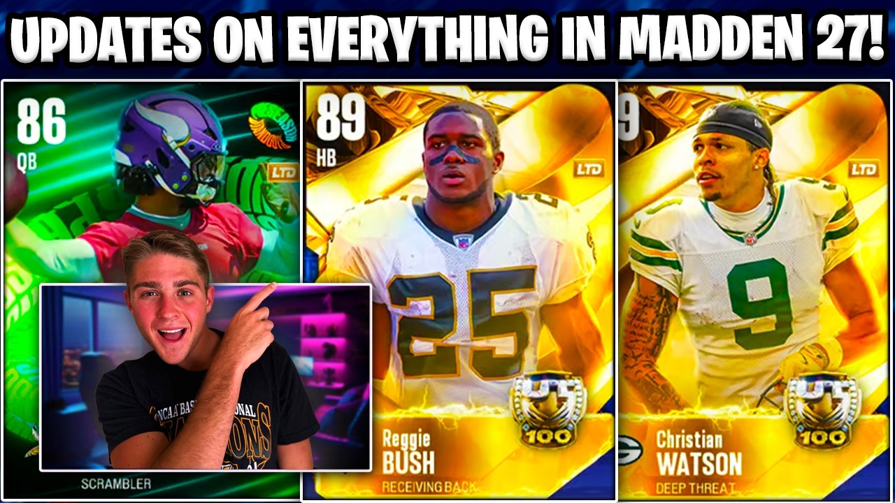ВСЕ ОБНОВЛЕНИЯ В MADDEN 27! РЕЙТИНГОВЫЕ H2H + ОБЗОР ЛУЧШИХ ИГРОКОВ ПРЕДСЕЗОНКИ! ПРЕДМАТЧЕВЫЙ ДОСТ...