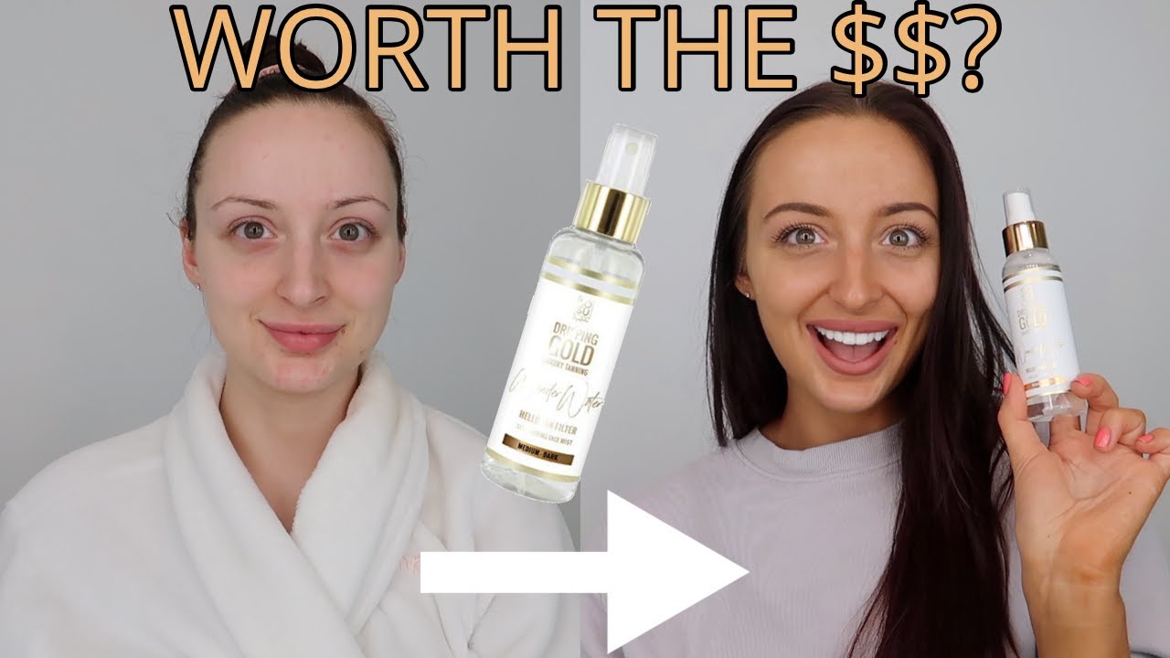 SOSU BY SUZANNE JACKSON DRIPPING GOLD WONDER WATER SELF TANNING FACIAL MIST REVIEW + DEMO!