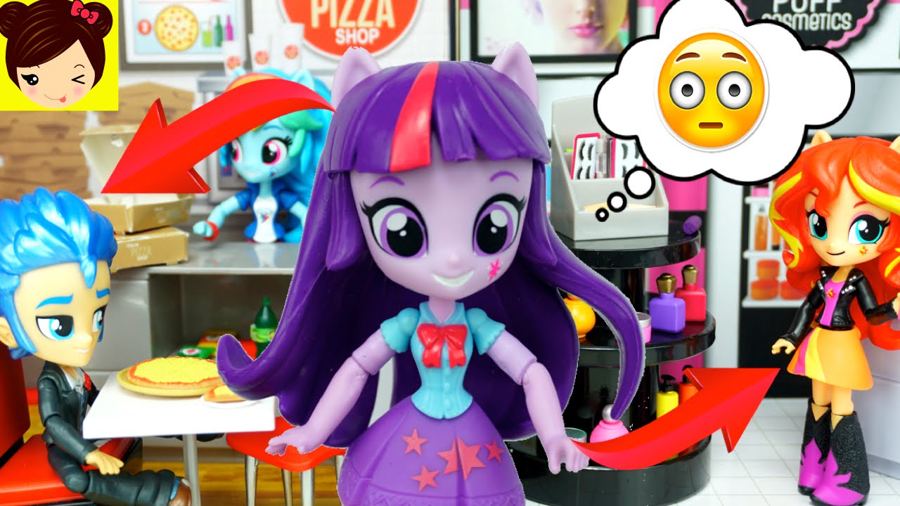 Twilight Tiene que Elegir Flash Sentry VS Sunset Shimmer - Episodio con MLP Equestria Minis