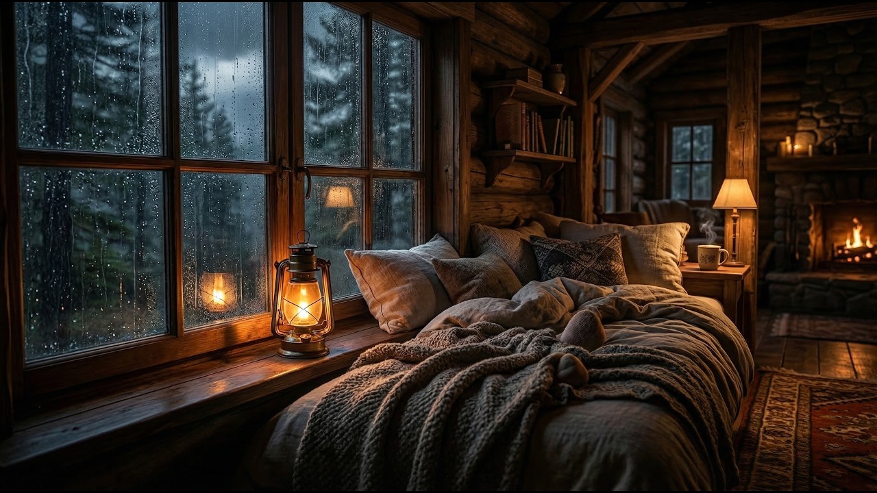 Rain Sounds Inside the House 🌧️ | Cozy Night Ambience for Deep Sleep