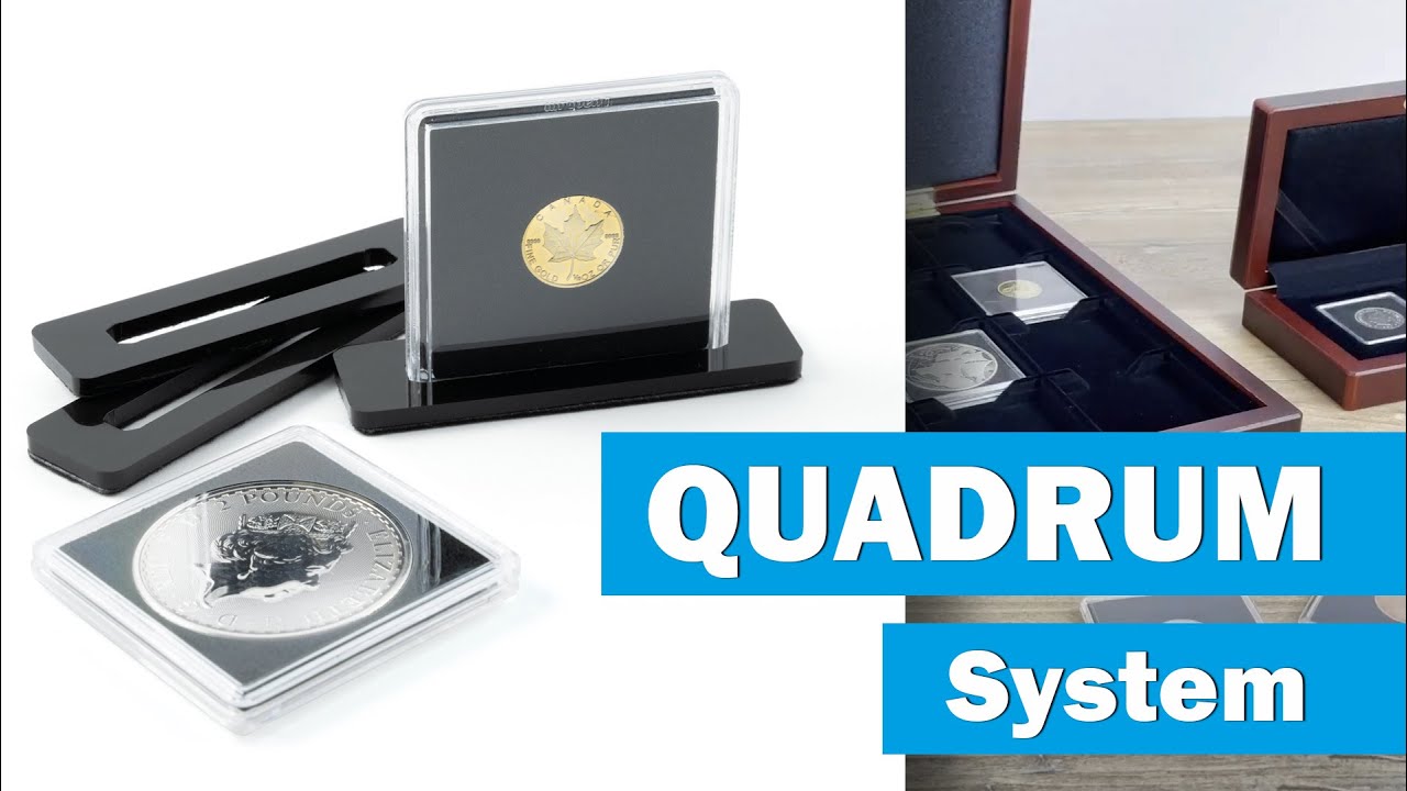Aufbewahrung: QUADRUM System für Deine Münzsammlung