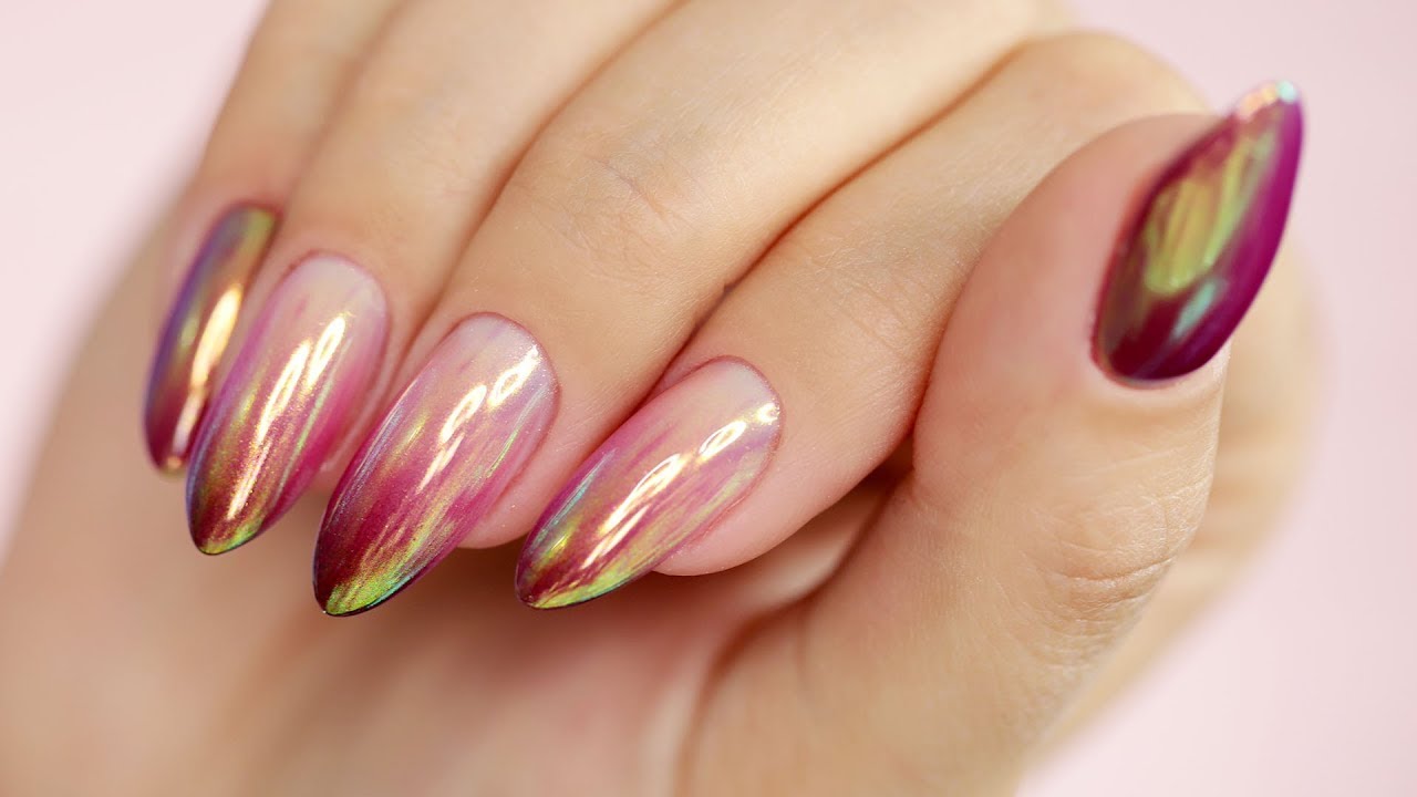 💅 SZKLANE PAZNOKCIE Z JESIENNYM OMBRE + Gelastic Indigo 💅
