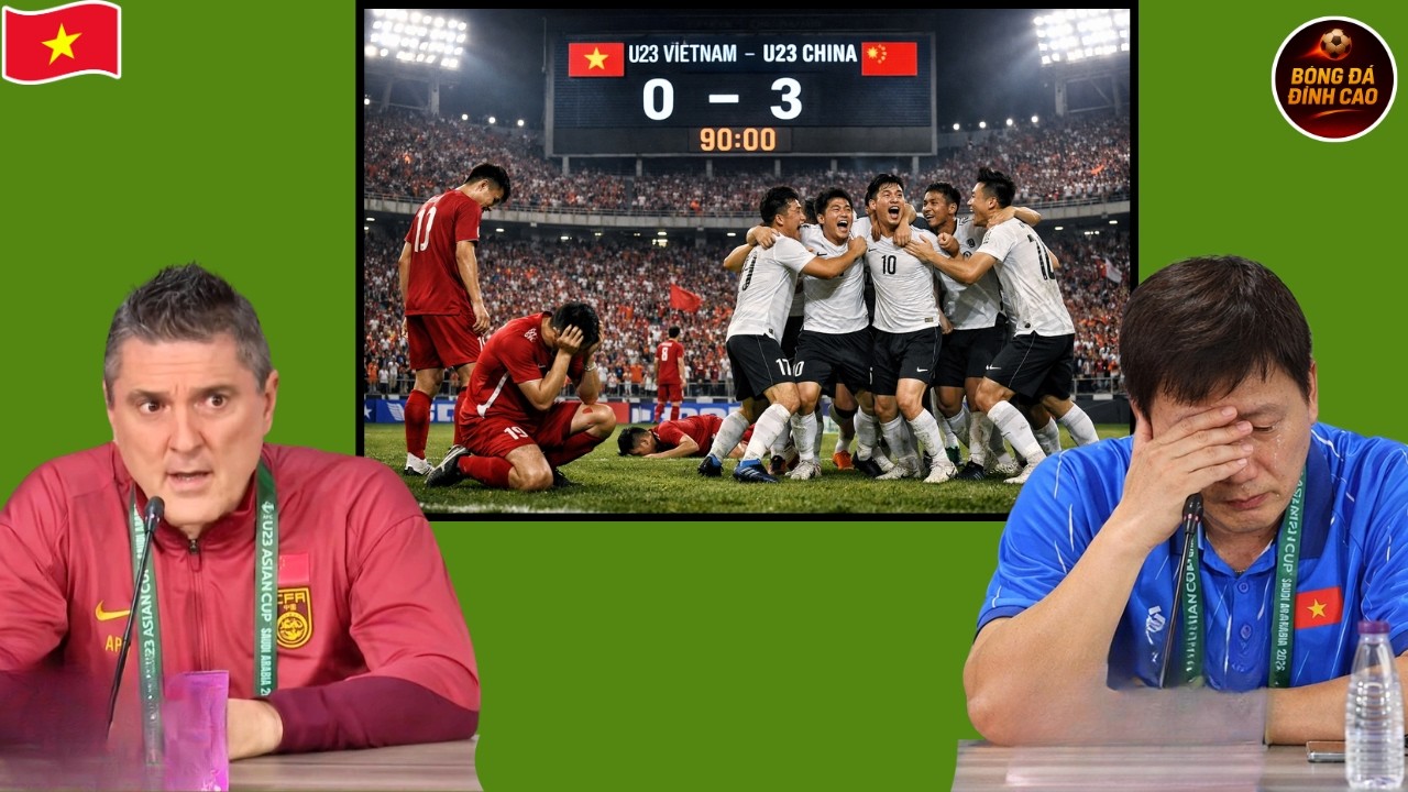 Khắp Châu Á Sốc Nặng Sau Trận Thua Thê Thảm Của U23 Việt Nam vs U23 Trung Quốc, NHM Mất Ngủ