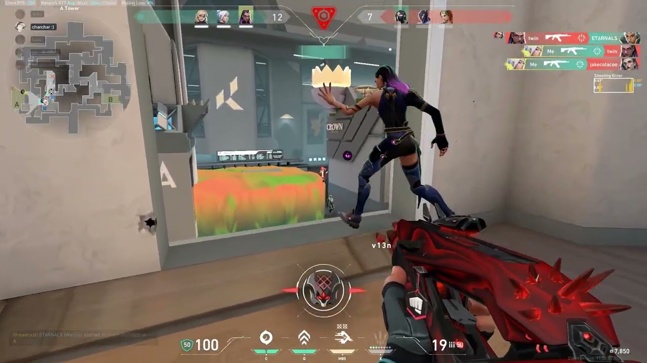 washed diamond clip dump