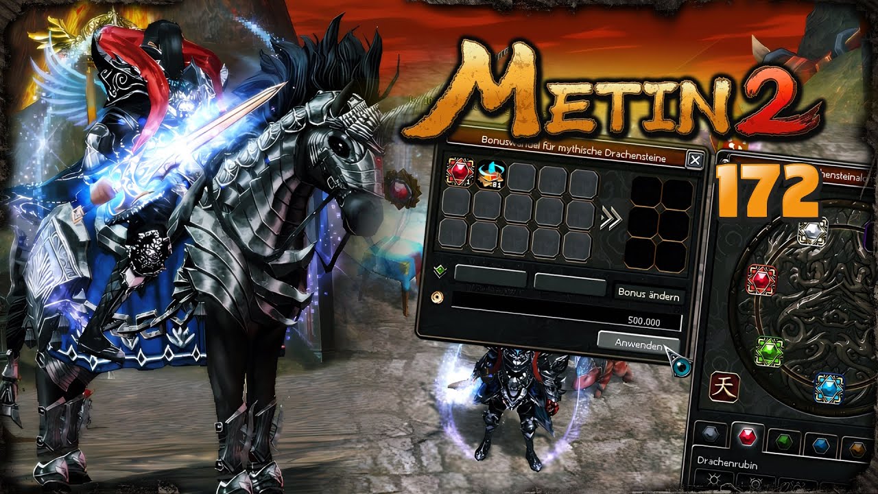 Metin2 DE [172] - EXZE RUBIN switchen & Pferd lvln!