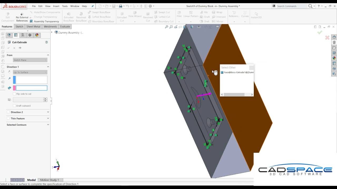 How to create SolidWorks Smart Component