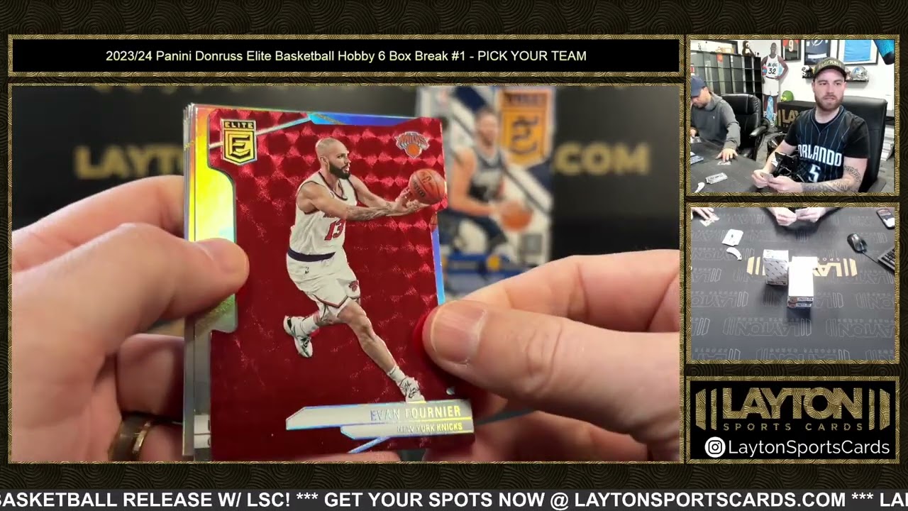 MONSTER WEMBY! 2023/24 Panini Donruss Elite Basketball Hobby 6 Box Break #1