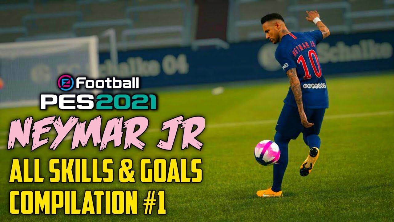PES 2021 MOBILE | Neymar Jr All skills and goals compilation #1 Neymar Skills in PES 2021