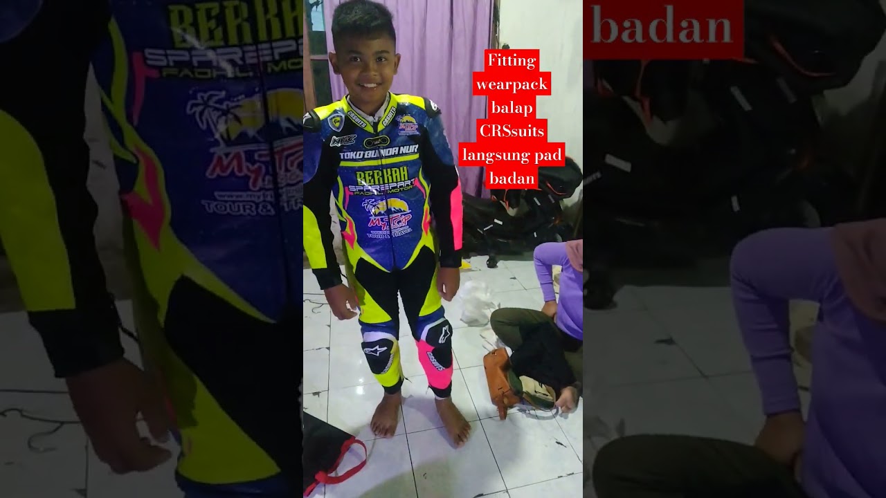 Fitting wearpack balap my trip Jogja langsung jleb#racingsuits #wearpackbalap #duniaracing#CRSsuitd