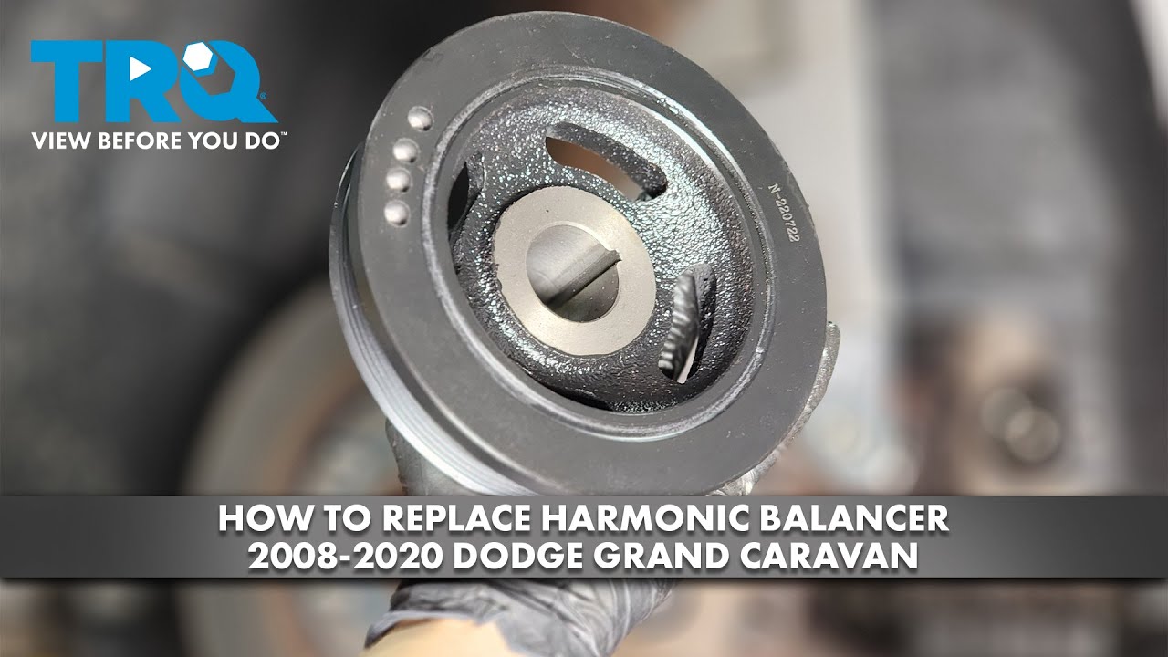 Как заменить демпфер гармоник на Dodge Grand Caravan 2008-2020
