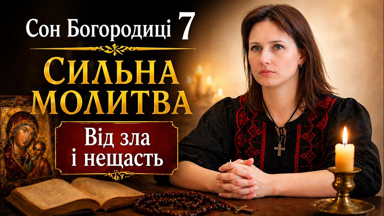 Сон Пресвятої Богородиці 7. Сильна молитва для позбавлення всіх бід і напастей.