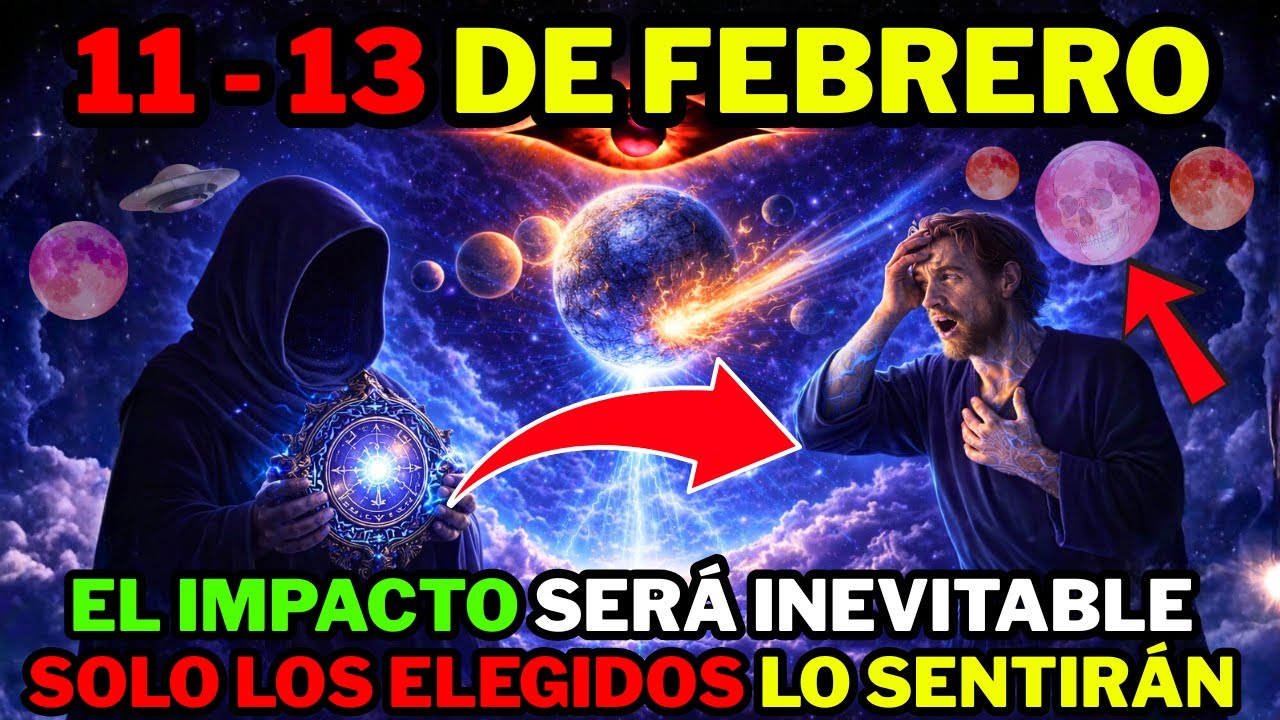 🔺¡ALERTA ELEGIDO! Del 11 al 13 de FEBRERO un IMPACTO PLANETARIO cambia lo que VIENE para TU DESTINO
