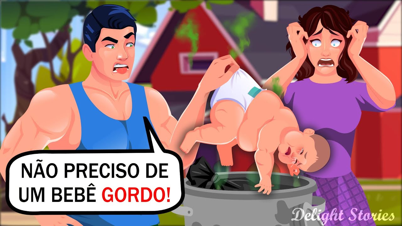 O marido fez um teste de DNA depois de ver que seu filho era gordo