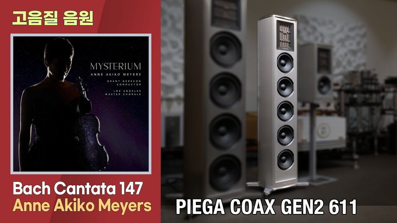[고음질 음원] Bach Cantata 147: Jesu, joy of man's desiring, Anne Akiko Meyers [PIEGA Coax Gen2 611]