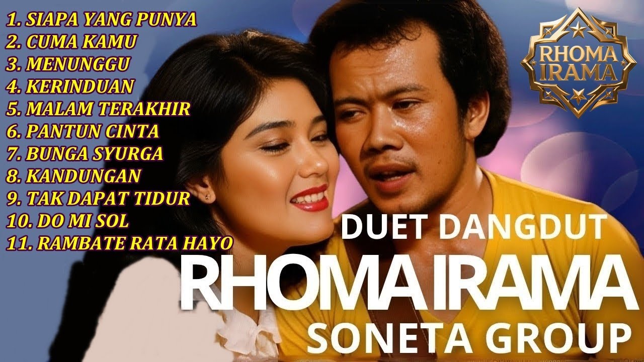 Duet Romantis Rhoma Irama - Rita Sugiarto | Yang akan mengingatkan mu pada cinta pertama