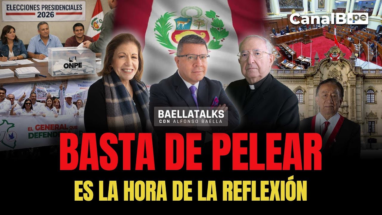 #Baellatalks con Alfonso Baella. Invitados:  Lourdes Flores y Padre Guillermo Oviedo.
