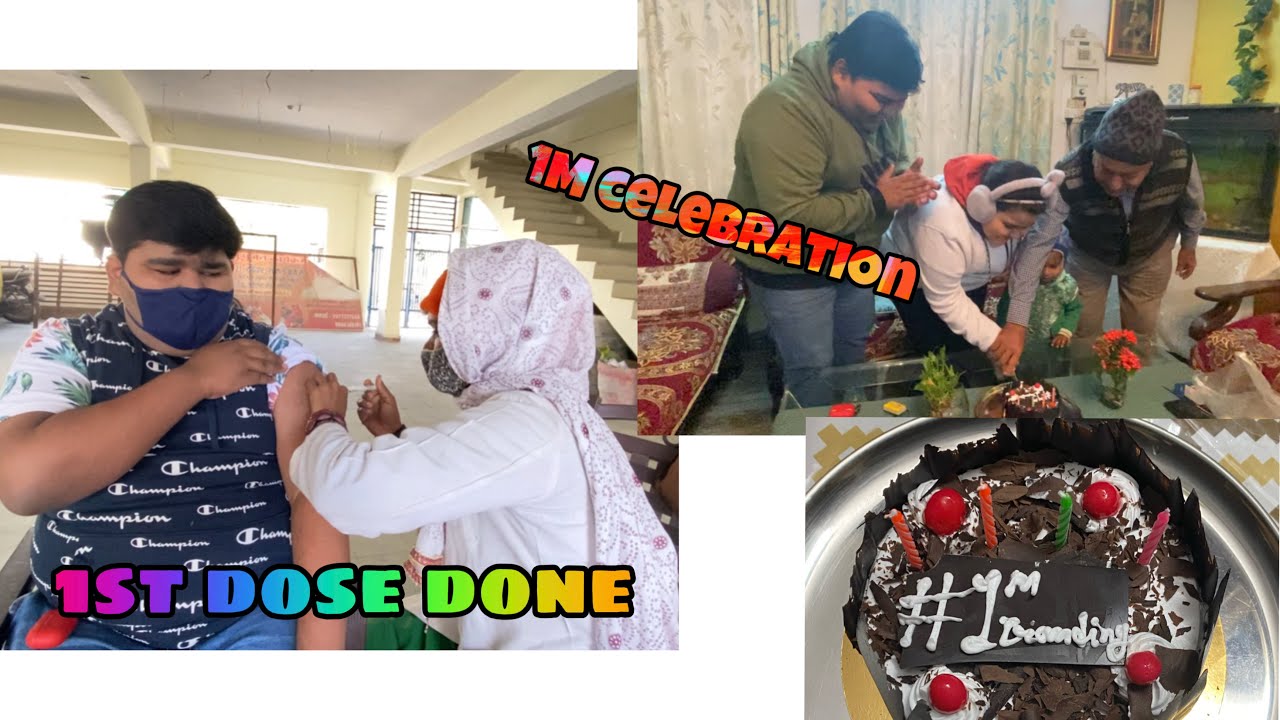 Aaj vaccination ke saath…youtube pe humare hue 1Million subscribers 😍 | VLOG - 202