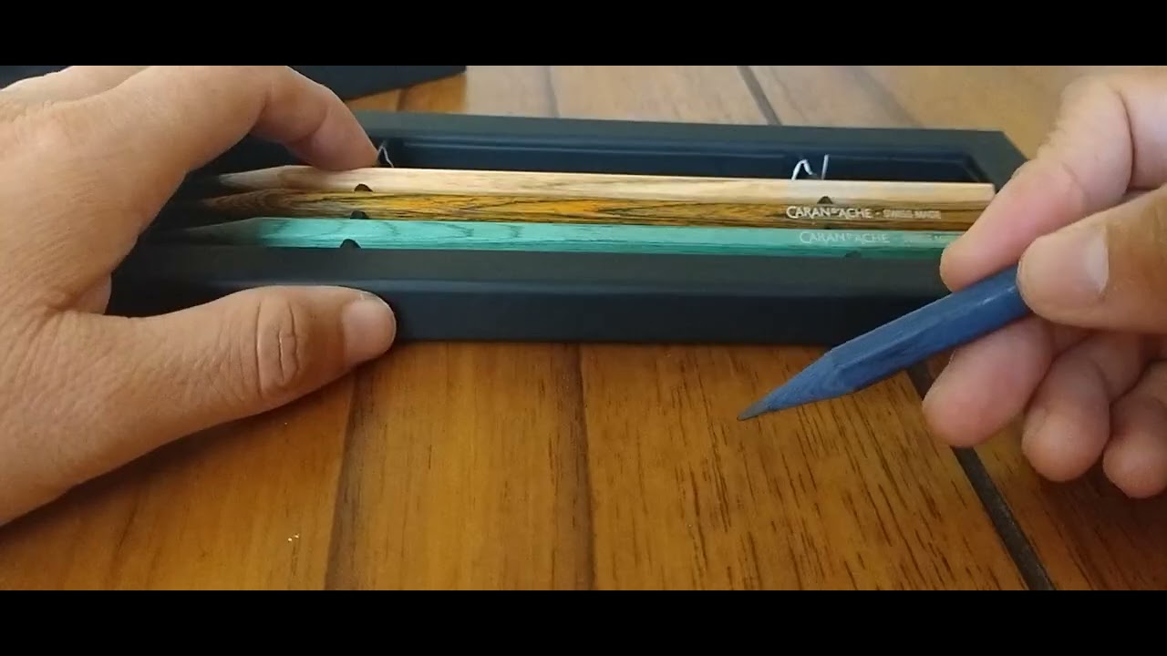 Lápiz CarandAche Mizensir, maderas finas!! 
