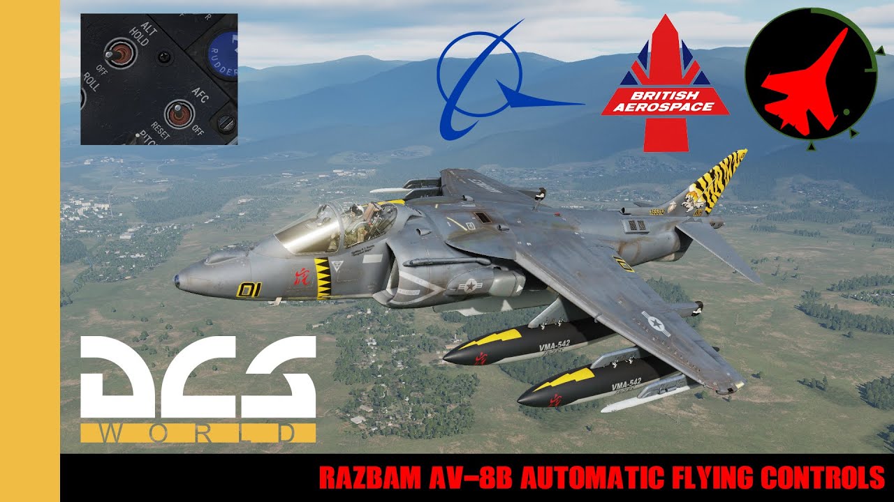 RAZBAM AV-8B Automatic Flying Controls| DCS | DCS World | Digital Combat Simulator