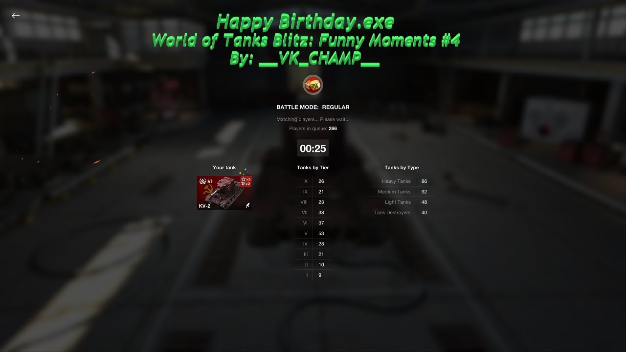 Happy Birthday.exe: World of Tanks Blitz: Funny Moments #4