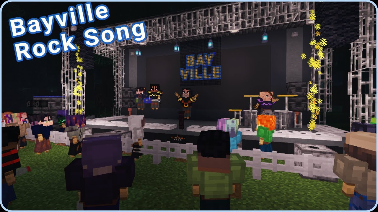 The Bayville Song 🎵 - Rock Concert Animation in Minecraft
