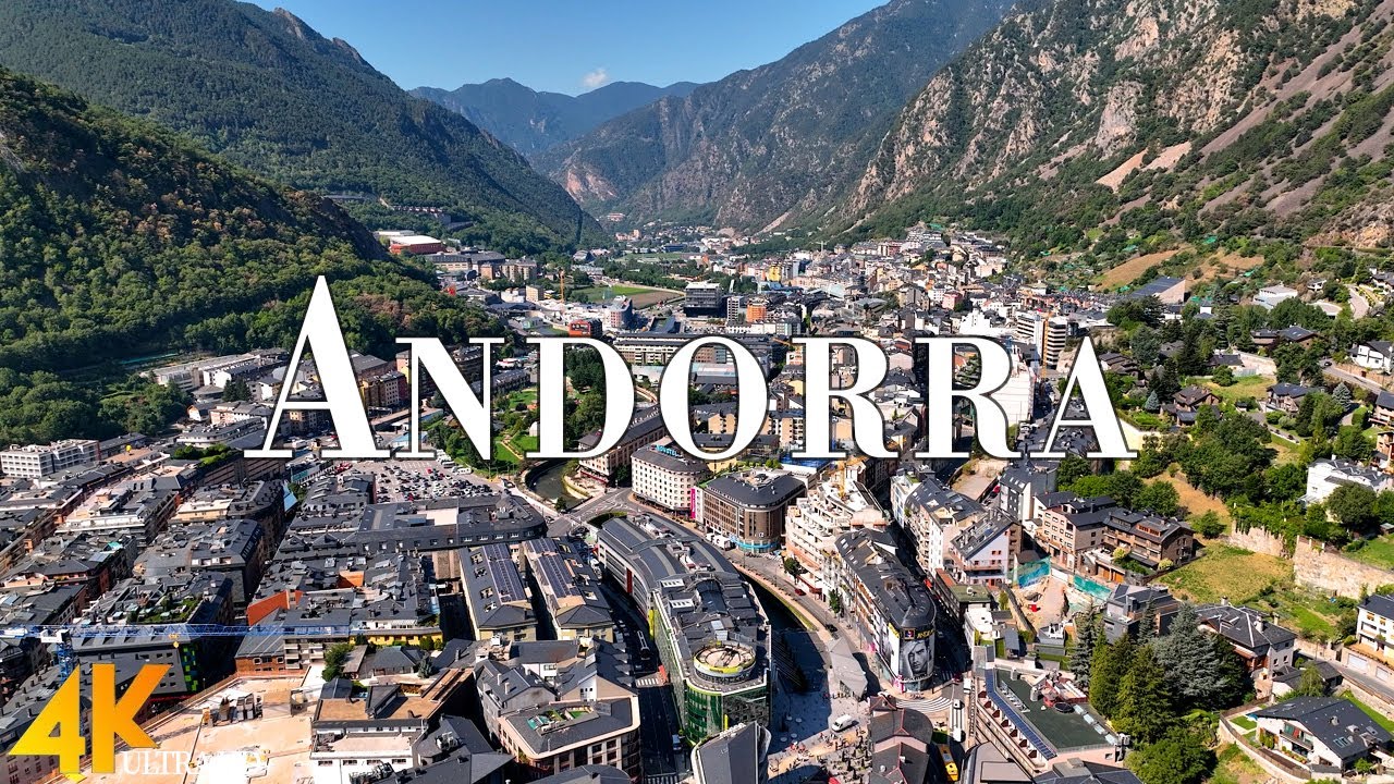 Andorra 4K Ultra HD • Stunning Footage Andorra, Scenic Relaxation Film with Calming Music.