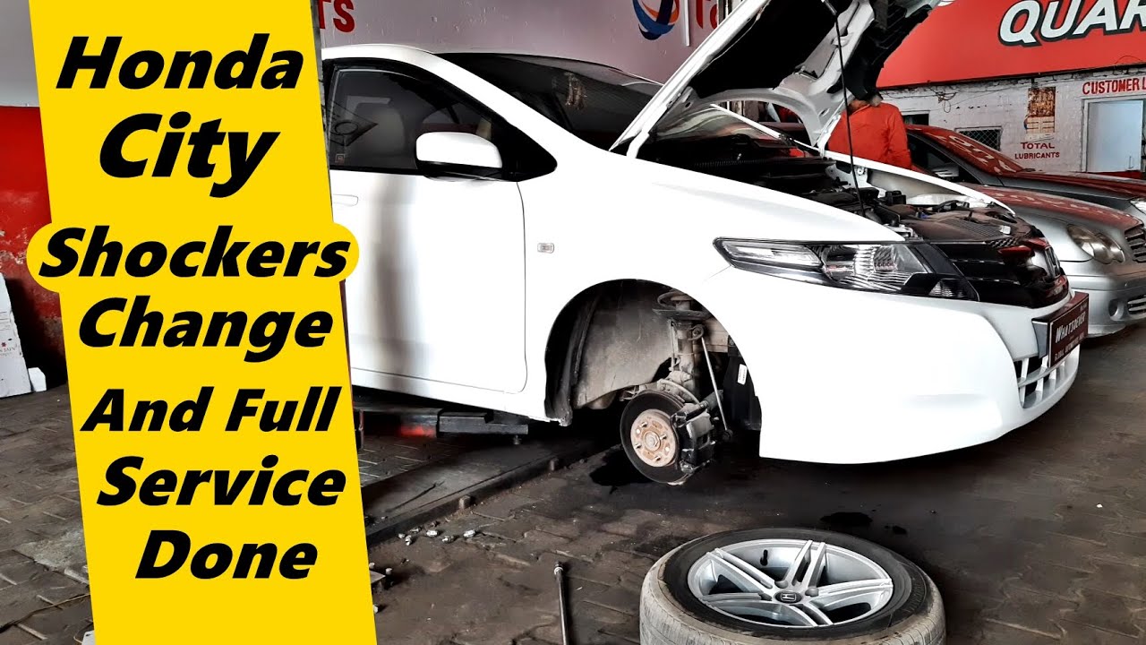 Honda City Shockers Change & Full Service done