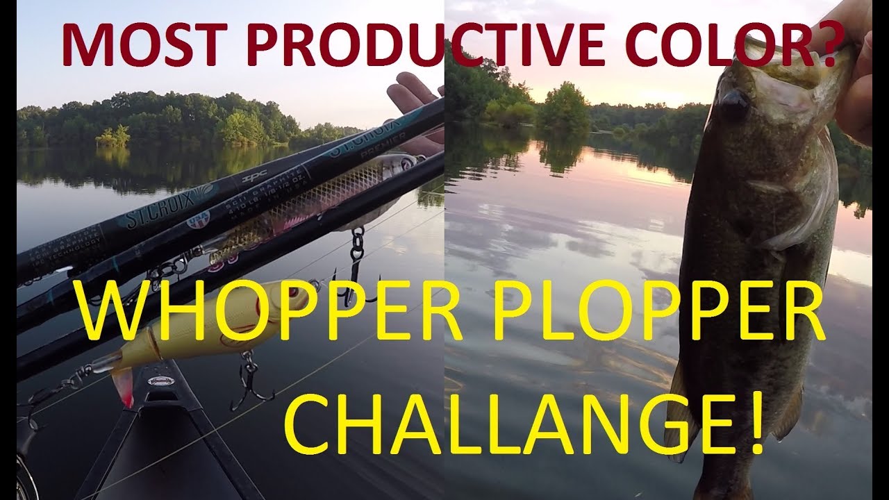 Best Color Whopper Plopper for Bass - BONE, LOON OR MONKEY BUTT