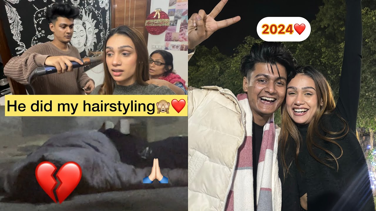 New Year Party Ke Liye Aaj Vishal Ne Merko Ready Kiya || 😍❤️🙈