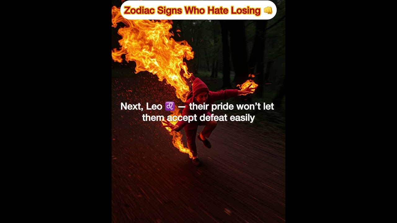 Zodiac Signs Who HATE Losing 👊🔥 #ZodiacSigns #AstrologyTalk #CompetitiveSigns #ZodiacEnergy