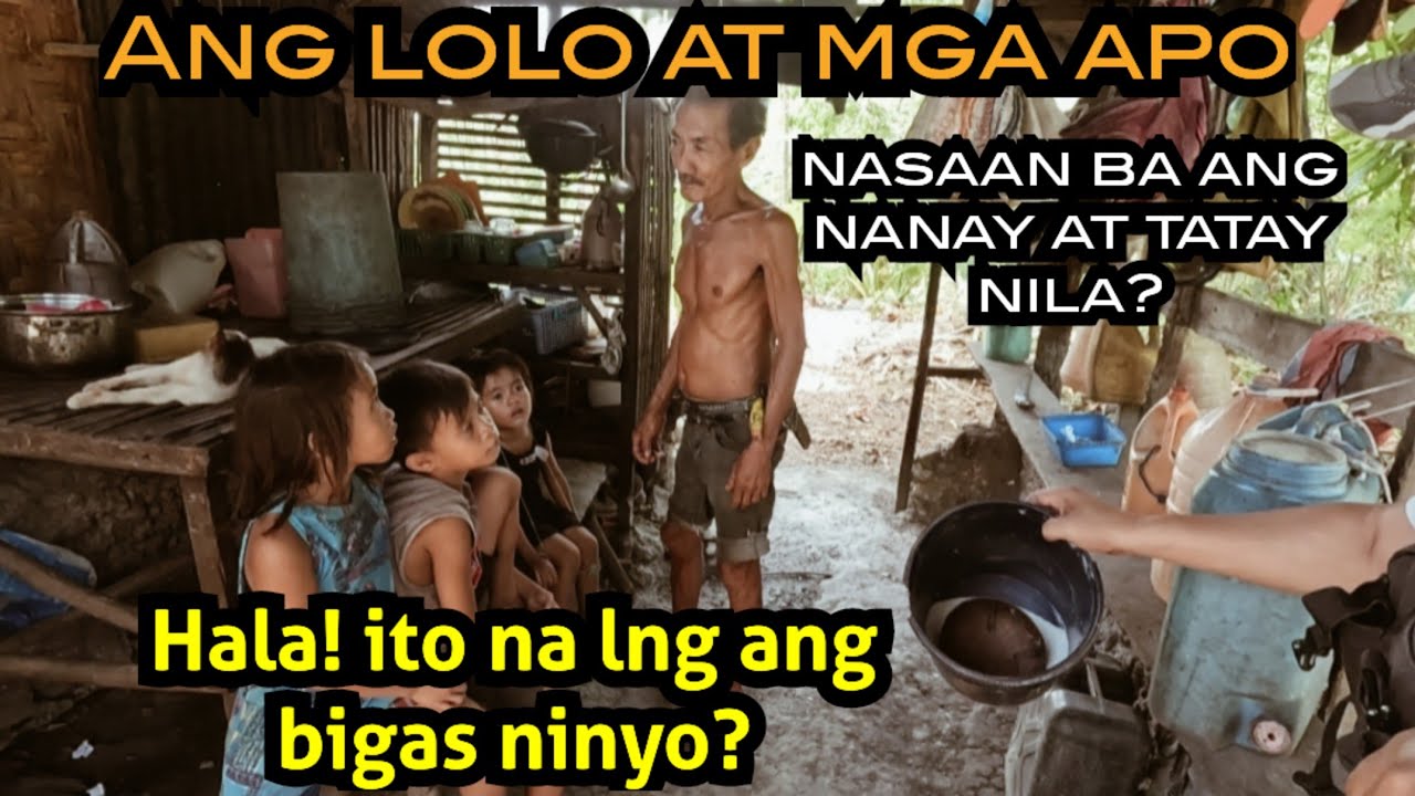 Wala ng bigas masasaing sa haponan daming apo at may kapatid pa na bulag ll Rene OC