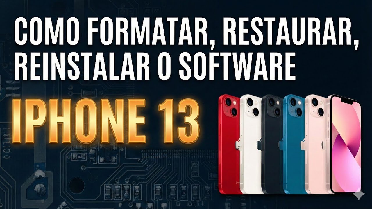 Como restaurar, apagar, formatar IPhone 13